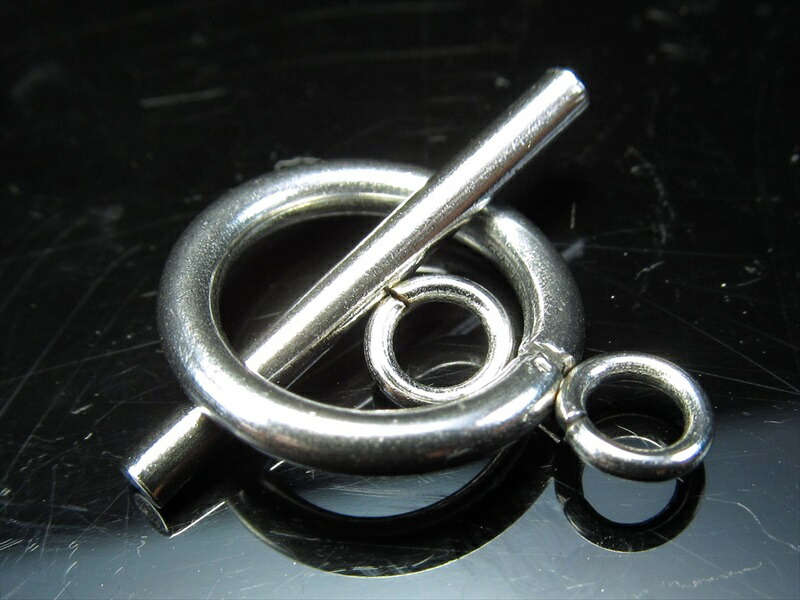 サージカルステンレス製マンテル シルバー 5個セット 金具 留め具 ステンレス パーツ hos inmy