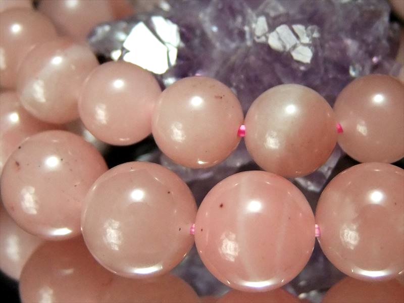在庫あるだけ激安放出 2A グァバクォーツ 天然ピンククォーツ ブレスレット 10.5mm-11mm×18珠前後 愛とやさしさの象徴果実から名のついた希少クォーツ