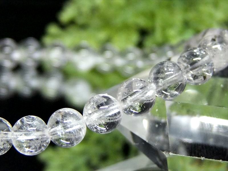 激レア 4A ダンビュライト ブレスレット 6mm-6.5mm×30珠 入手困難 強い浄化力とヒーリング作用を持つ石 繊細で気品のある透明感 1点物 メキシコ産