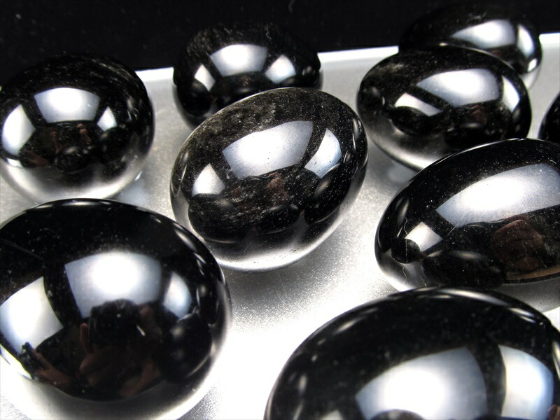 1個売り オブシディアン(黒曜石) エッグ型 置物 重さ75g前後 高さ47mm前後 大人気丸玉 中にはシラー入りも メキシコ産 hos