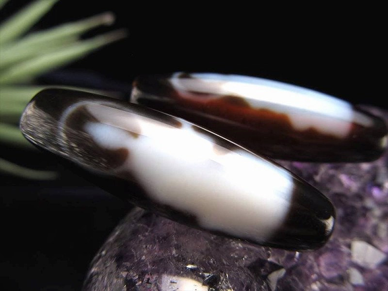 A至純天珠 弁財天天珠(べんざいてんてんじゅ) サイズ：約37ミリ 1個売り 極上 天然石 ビーズ パワーストーン te-p