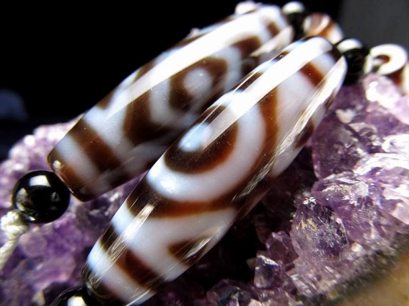 増益星辰天珠(ぞうえきせいしんてんじゅ) 連 天珠サイズ約37mm 一連5個付き 幸福や富をもたらす お買い得 天珠連販売