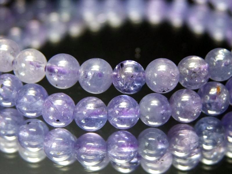 超当たり 現品の本 3A+ タンザナイト ブレスレット 5mm×36珠 人生を良い方向へと導く石 12月の誕生石 持ち主の魅力を高める石 パワーストーン 1点もの