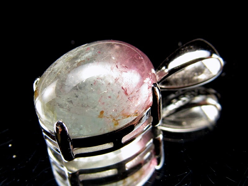 トルマリン ペンダントトップ 縦約9mm 1個売り 10月の誕生石 SILVER925 ブラジル産