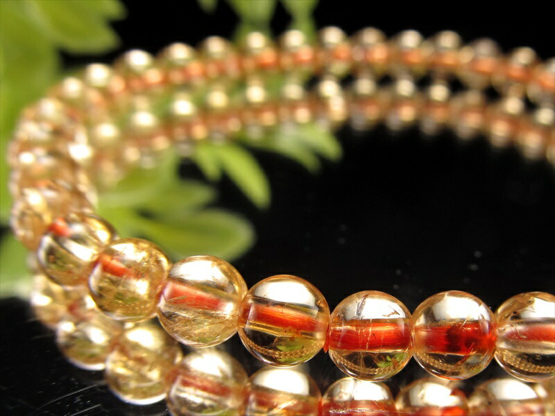 店頭展示中 極上 透明感抜群 S級 インペリアルトパーズ ブレスレット 約5.5mm-6mm×37珠 11月の誕生石 美しくも絶妙な色合い トパーズの王様 最大の力の発揮