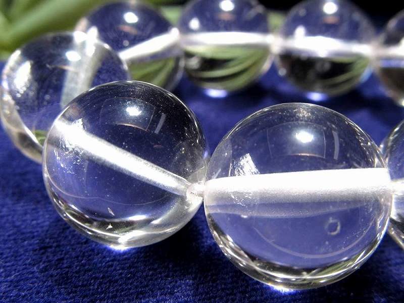 最高級品質5A 約4.5mm前後珠 マニカランクォーツ 一連 約38-40cm パワースポットの最高峰ヒマラヤ山脈 ギャランティカード付き