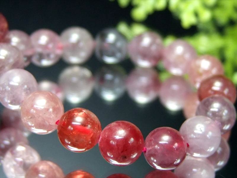 鮮やか発色 3A MIXスピネル 尖晶石 ブレスレット 7mm-7.5mm×26珠 激レア 透明感のあるMIXタイプ 目標達成のお守り 一点もの ミャンマー産