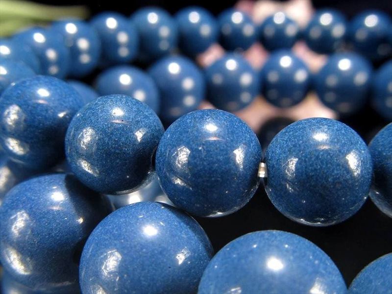 爽やかなブルーカラー 青北投石 ブルーホクトライト ブレスレット 8mm-8.5mm×24珠前後 台湾と日本だけの奇跡 温泉成分を含むラジウム鉱石 証明書付属 台湾産