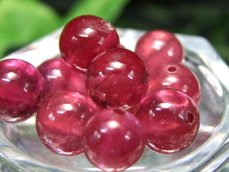 真紅の宝石 1粒珠売り S級 宝石質 ルビー ビーズ珠 約7.5mm-8mm 勝利と情熱の象徴 1点もの 妖精の贈り物 ミャンマー産