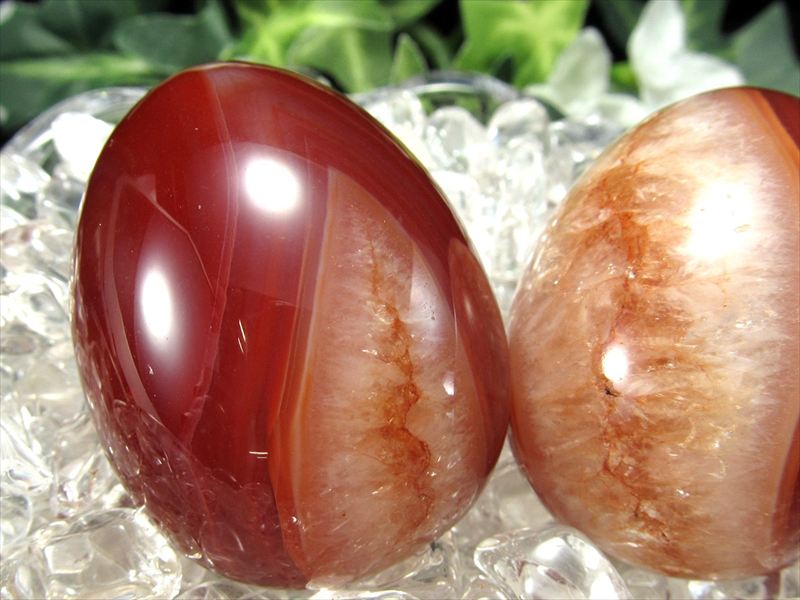 1個売り サードオニキス・カーネリアン 赤瑪瑙 エッグ 高さ約38mm-40mm 重さ約45g-55g 可能性を発揮 未来を創造するお守り石 ブラジル産 パワーストーン