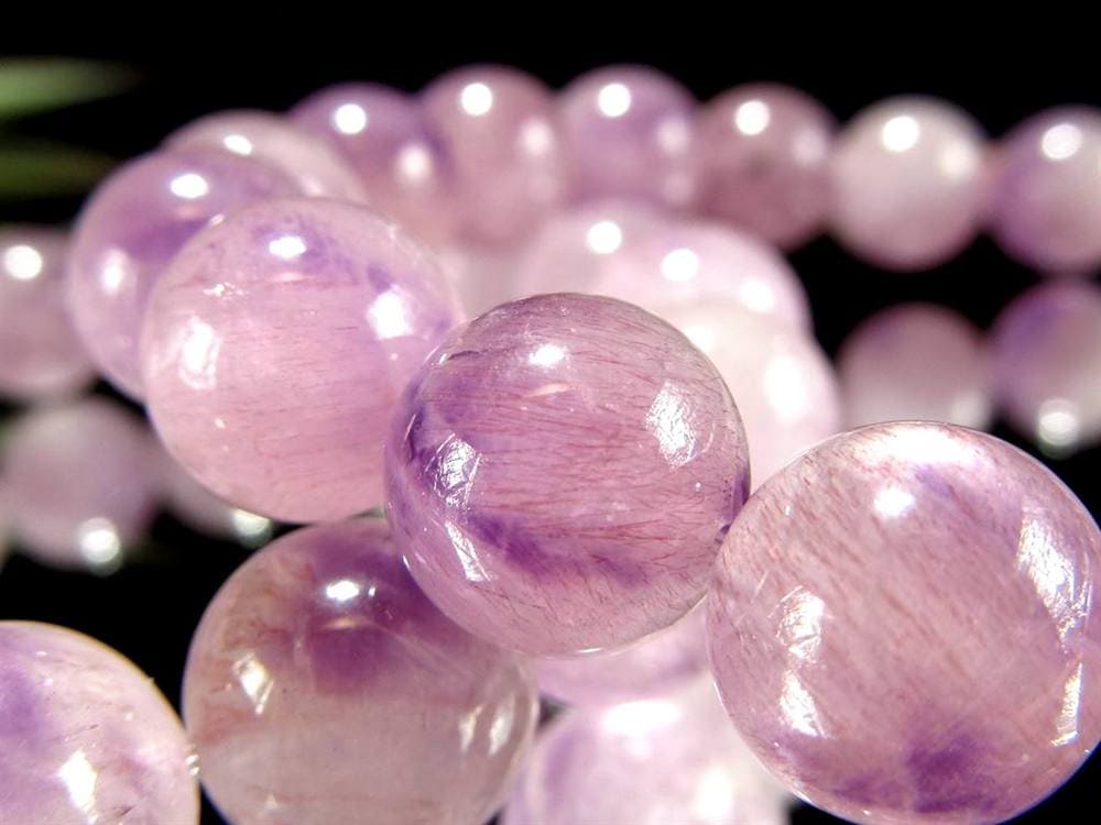 ゲーサイト入り モンドクォーツエレスチャルブレスレット 約8.5mm-9mm×21珠前後 世界的希少水晶！今だけ特別価格 タンザニア・モンド地方産