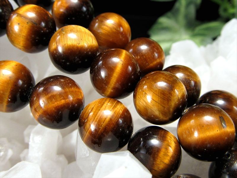 激安宣言 AA+ 約10mm珠 タイガーアイ イエロー 一連 約37-39cm 天然石 ビーズ パワーストーン 南アフリカ産 geki rn-s パワーストーン 天然石