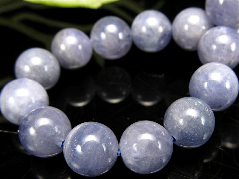 2A+ タンザナイト ブレスレット 7mm-7.5mm×25珠 人生を良い方向へと導く石 12月の誕生石 持ち主の魅力を高める石 パワーストーン 1点もの タンザニア産