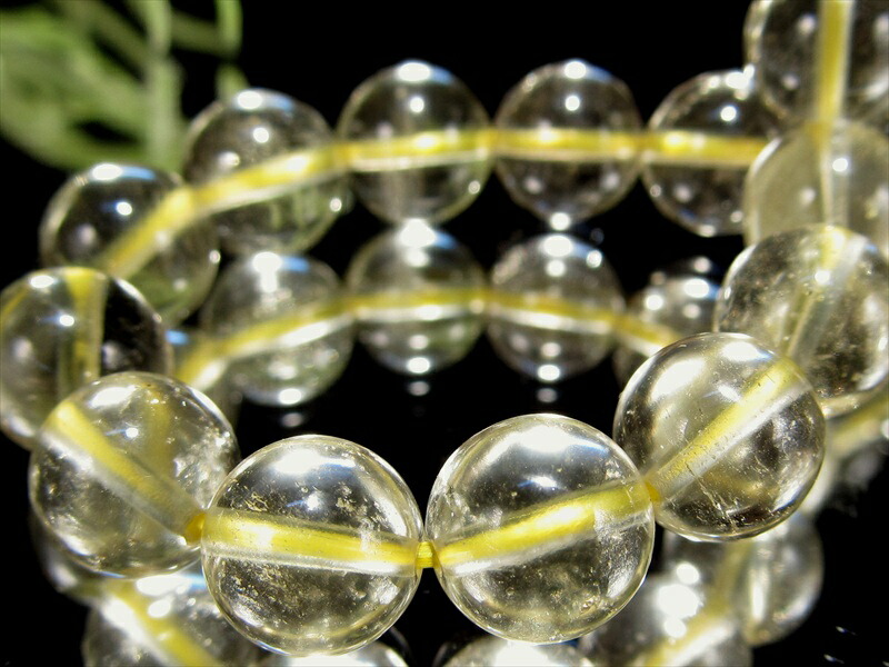 超透明 リビアングラス ブレスレット 8mm-8.5mm×24珠 エジプト政府採掘禁止 1点物 隕石由来のインパクトガラス 謎多きロマンのガラス エジプトサハラ砂漠産