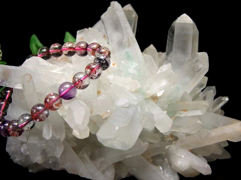 限定5個 激レア・緑の山並みを閉じ込めた水晶 エメラルドグリーンファントムクォーツ クラスター 幅143mm 重さ943g 『約束の地』アフリカ大陸の南東