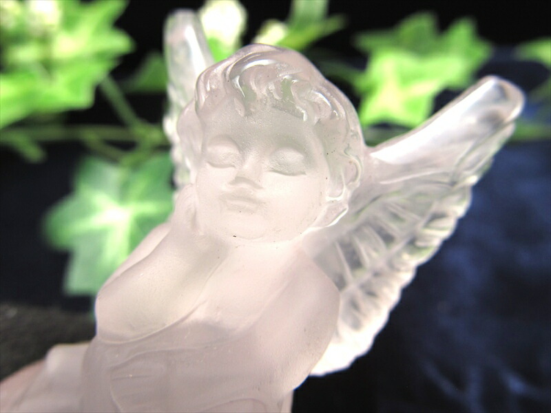 ふんわりピンク ベビーエンジェル ローズクォーツ 彫刻置物 高さ53mm 幸福を運ぶ天使モチーフ 手のひらに収まるお手頃サイズ インテリアや贈り物に