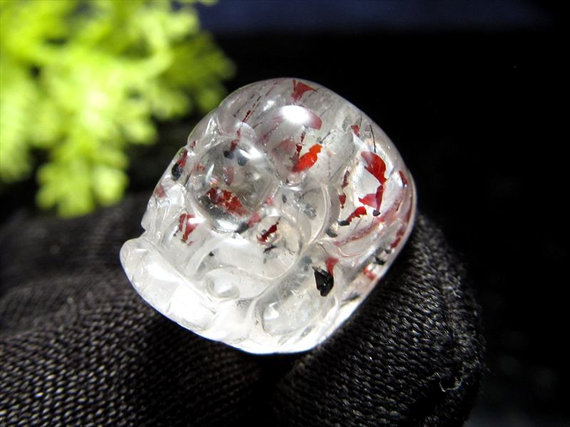 財運を高める瑞獣 スーパーセブン 貔貅 ヒキュウ タンブル ビーズ 長さ約14mm×幅10mm 約2.8g キュートな貔貅 7種類の石の要素が共鳴するパワーストーン