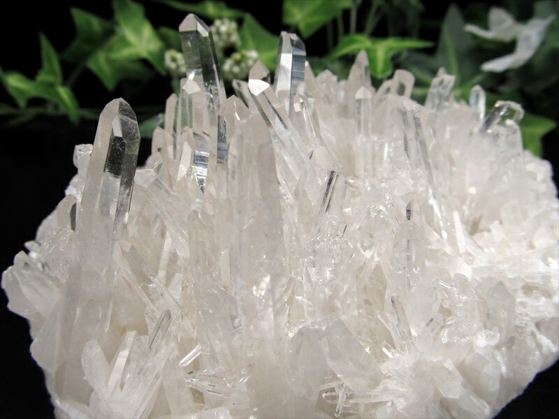 ニードル結晶 4A 四川 水晶 クラスター 最大幅121mm 重さ420g 超透明 超人気針状群生 浄化 1点もの 四川省産 パワーストーン 天然石