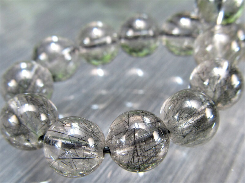 繊細針 3A+ ブラックルチルクォーツ ブレスレット 7.5mm-8mm×24珠 透明度抜群 金運・ビジネス運の向上に 一点物 ブラジル産 bl-p-g パワーストーン 天然石