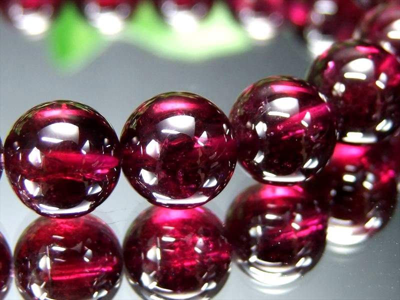 これぞロードライト 4A ロードライトガーネット ブレスレット 9mm×21珠 美麗ワインレッド 真実の愛の石 柘榴石 1点もの ブラジル産 bl- パワーストーン