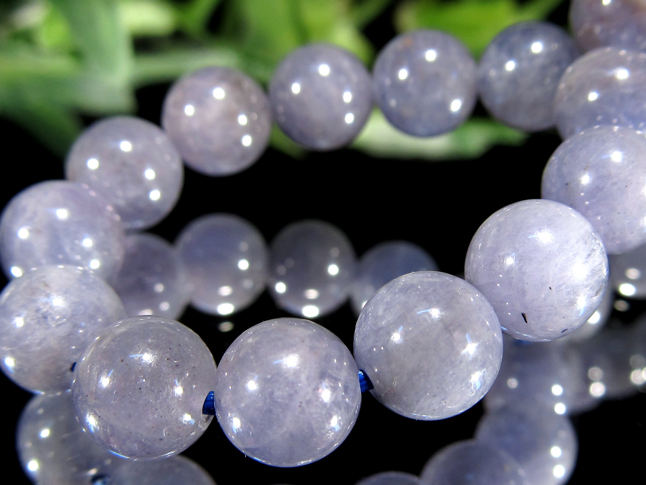 2A+ タンザナイト ブレスレット 7mm×27珠 20世紀の宝石 神秘的な魅惑のブルーパープル 意識を高次元に高め、成功に導いてくれる石 タンザニア産