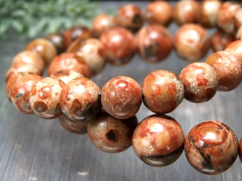 MIXカラータイプ 龍宮舎利石 ブレスレット 約10mm-10.5mm×19珠前後 りゅうぐうしゃりせき 身に着ける強力な守護石 護符 龍神の聖域と繋がる石 タイ