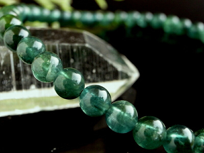 S級 インディゴブルートルマリン インディゴライト ブレスレット 4mm-4.5mm×42珠 電気石 10月誕生石 心身を安定させる石 極上一点物 ブラジル産