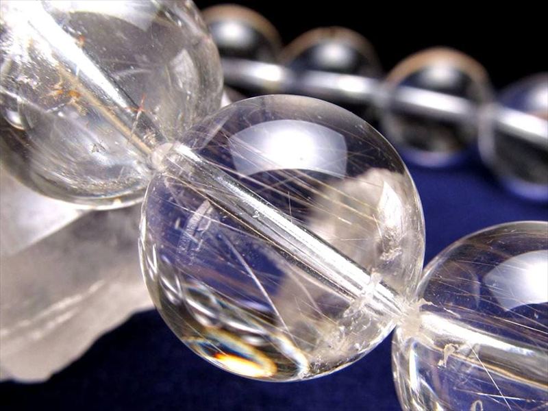 店頭展示中 大珠 スカルドゥクォーツ ブレスレット 約16.5mm×14珠 覚醒のクリスタル 世界屈指の高山地帯・カラコルム山脈 K2の玄関口・スカルドゥ地方 1点物