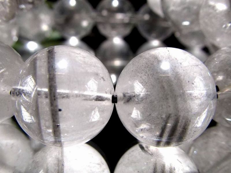 神秘の幻影層 AA+ ファントムエレスチャルクォーツ ブレスレット 6.5mm-7mm×28珠前後 透明感あり 幾重にも重なる成長痕 最強パワー 水晶の最終形態