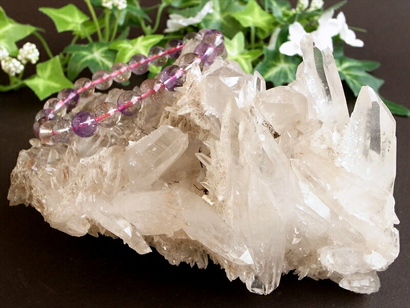 希少 3A『地球最後の秘境』ヒマラヤより直送 マニカラン産 水晶 クラスター 最大幅146mm 重さ690g ギャランティカード付き キングオブクォーツ 稀少1点物