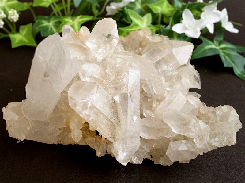 希少 3A『地球最後の秘境』ヒマラヤより直送 マニカラン産 水晶 クラスター 最大幅114mm 重さ215g ギャランティカード付き キングオブクォーツ 稀少1点物