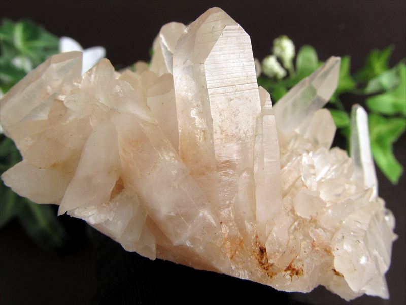 希少 3A『地球最後の秘境』ヒマラヤより直送 マニカラン産 水晶 クラスター 最大幅130mm 重さ365g ギャランティカード付き キングオブクォーツ 稀少1点物