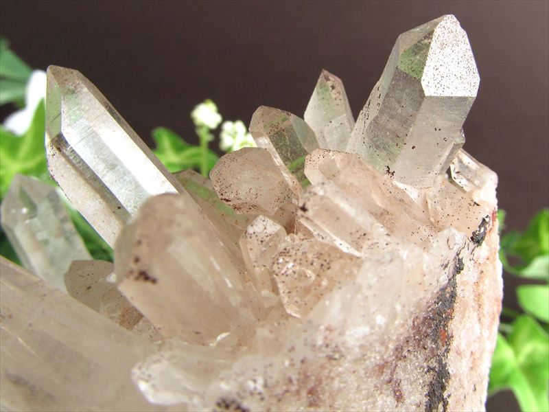 希少 4A『地球最後の秘境』ヒマラヤより直送 マニカラン産 水晶 クラスター 最大幅100mm 重さ322g ギャランティカード付き キングオブクォーツ 稀少1点物