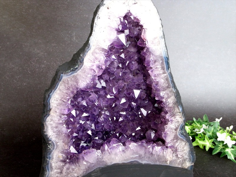 ゲーサイト有 アメジスト ドーム アメジストカペーラ 高さ 31cm 重さ 12288g 風水最強 家運や社運の上昇に 1点もの ブラジル産 パワーストーン 天然石