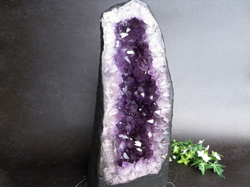 濃色結晶 アメジスト ドーム アメジストカペーラ 高さ 42cm 重さ 15.678kg 風水最強 最高品質 アメジスト原石 極上1点もの ブラジル産 パワーストーン 天然石