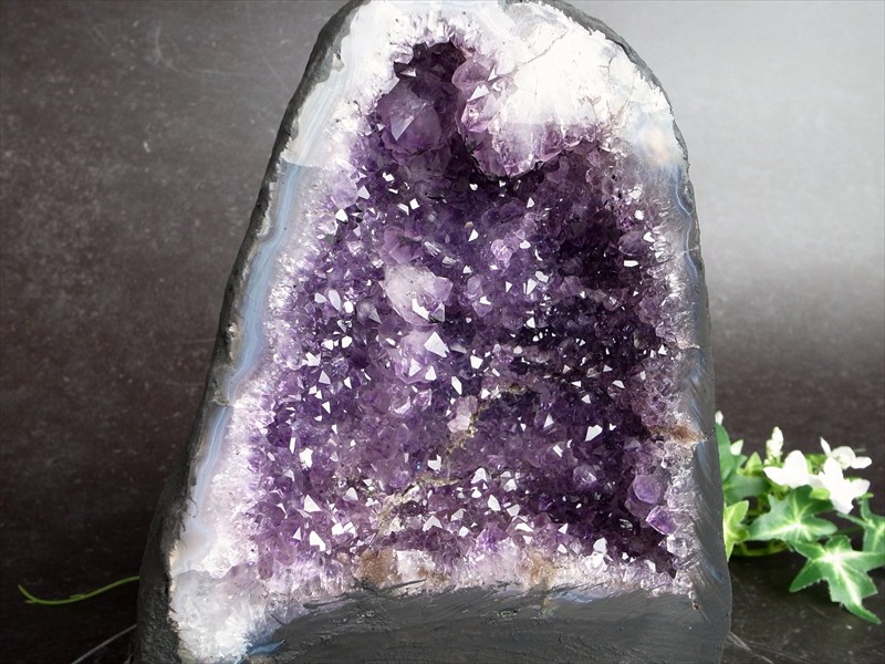 濃色結晶 アメジスト ドーム アメジストカペーラ 高さ 21cm 重さ 4.06kg 風水最強 最高品質 アメジスト原石 極上1点もの ブラジル産 パワーストーン 天然石