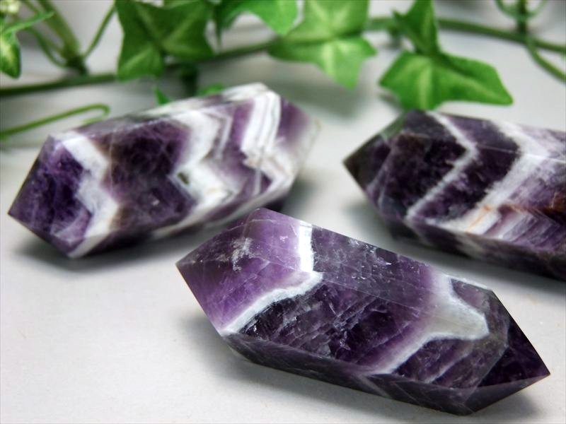 双晶 シェブロンアメジスト ダブルポイント 1個売り 重さ 30g-40g 神秘的なグラデーションや山型ファントム ケープアメジスト ブラジル産 パワーストーン