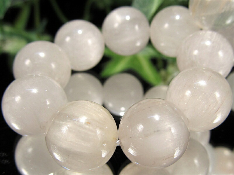 ふんわりカラーMIX×極上ラビットヘア ラビットヘア ルチル クォーツ サゲニティック クォーツ ブレスレット 11mm-11.5mm×18珠 心身浄化と幸運招来の希少石