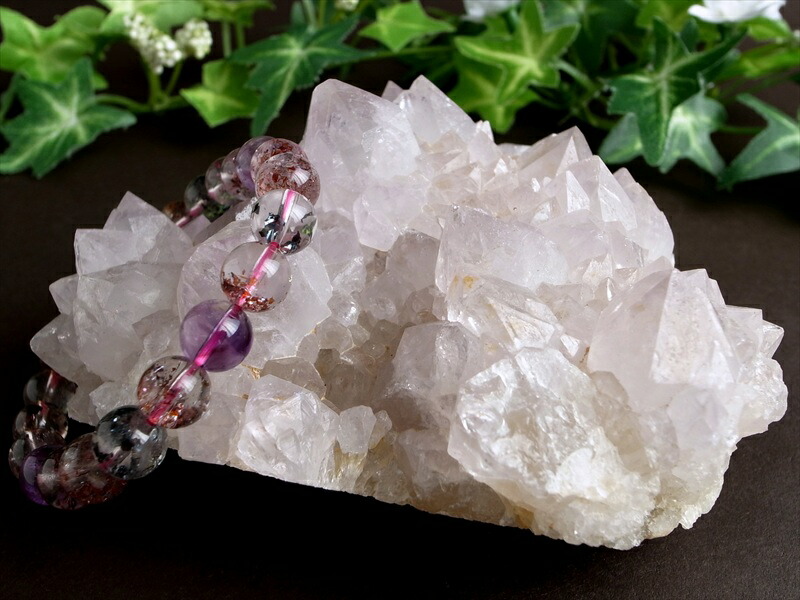 ヒーラーに大人気 4A カクタス アメジスト クラスター原石 最大幅 114mm 重さ 458g 精霊の宿る水晶 紫水晶 サボテンアメジスト 2月 誕生石 1点もの