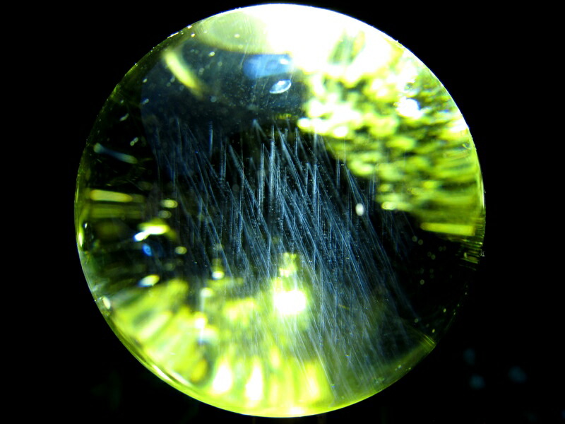 天翔ける天使の架け橋 くっきりラダー 5A 超透明 シトリン 丸玉 台座付き 直径約40mm 重さ92g 金運 財運 幸運 お守りにも 一点もの ブラジル産