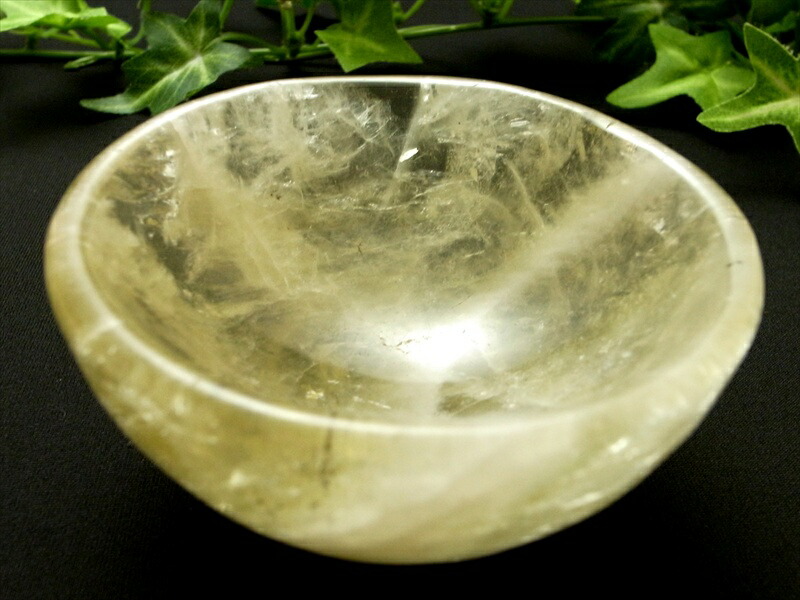 店頭展示中 シトリン 丸皿 最大幅82mm 重さ218g 金運 財運 幸運 黄水晶 11月の誕生石 天然石ボウル インテリアや贈り物に 一点物 ブラジル産 パワーストーン