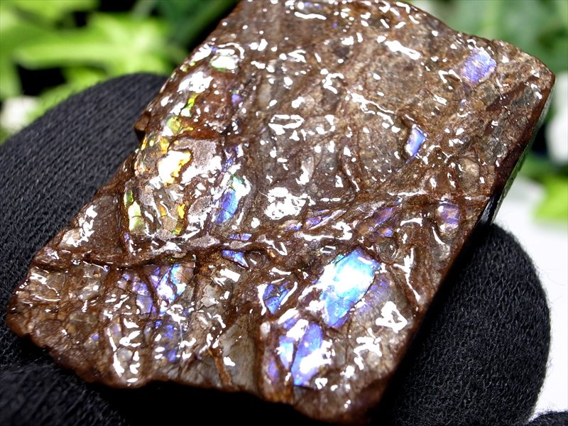 3A アンモライト ドラゴンスキン 竜の鱗 原石 最大幅約40mm 重さ約17.5g 1点物 生物起源の宝石 幸運を呼び込む石 極上一点物 カナダ産 パワーストーン 天然石