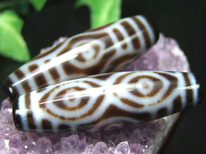 龍眼天珠 天珠 約37-39mm前後 至純天珠 チベット天珠 天然瑪瑙 1個売り 2026年5月 現品画像 有り