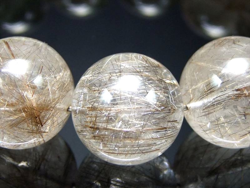 迫力の大珠 超透明 輝く銀針 4A シルバールチル ブレスレット 18.5mm-19mm×13珠 針バランス良タイプ ブラジル産 bl-p-g パワーストーン 天然石