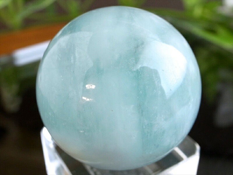 高品質 潤いたっぷり 濃いめ アクアマリン 丸玉 台座付 直径28mm 重さ30.6g 3月の誕生石 海の守護石 美しい若さと幸せな喜びの象徴 夏色のスフィア