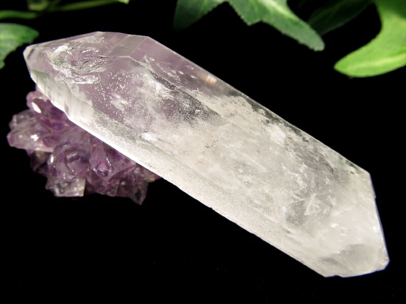 激レア 溶け跡くっきり カブラル産 レムリアン単結晶 ライトニングクリスタル 雷水晶 幅65mm 重さ25.3g コレクター品 レムリアンの雷電水晶 ブラジル