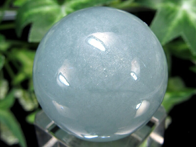 高品質 潤いたっぷり 濃いめ アクアマリン 丸玉 台座付 直径28mm 重さ30.4g 3月の誕生石 海の守護石 美しい若さと幸せな喜びの象徴 夏色のスフィア