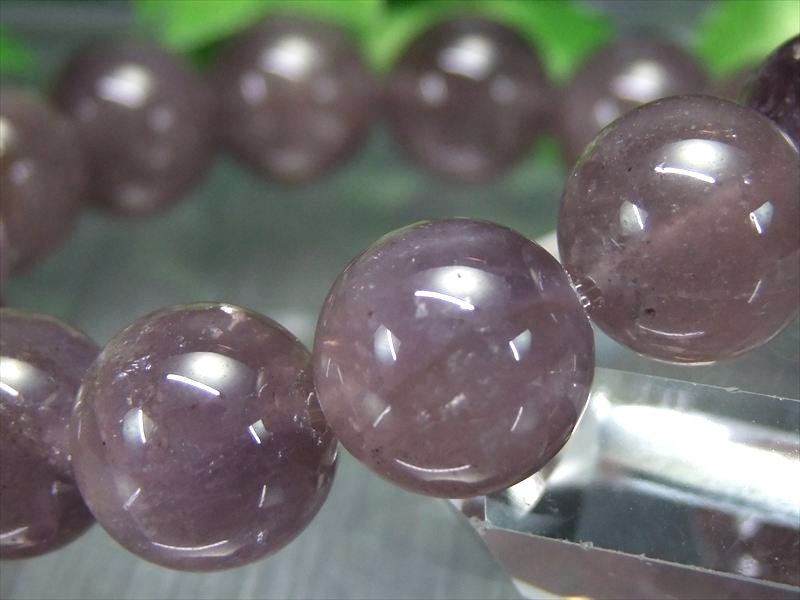店頭展示中 抜粋鑑別済み 4A キャッツアイ マリアライト バイオレットスキャポライト ブレスレット 13mm×15珠 心を癒やす 慈愛のパワー 一点もの