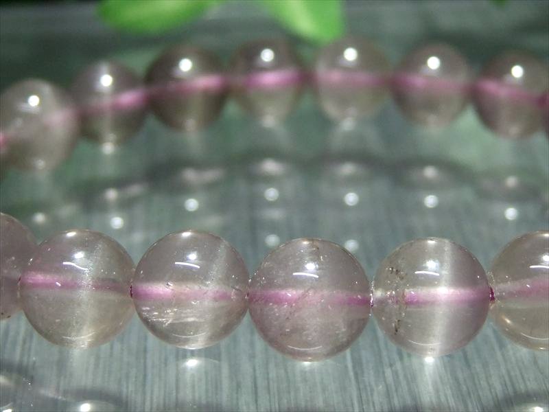 抜粋鑑別済み 4A キャッツアイ マリアライト バイオレットスキャポライト ブレスレット 9mm-9.5mm×21珠 心を癒やす 慈愛のパワー 一点もの アフガニスタン産