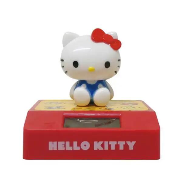 ハローキティ ゆらゆらソーラーマスコット キティ ルーム KT-YS-KR 電池不要 ソーラーフィギュア 置物 インテリア 人形 サンリオ グッズ ケイカンパニー